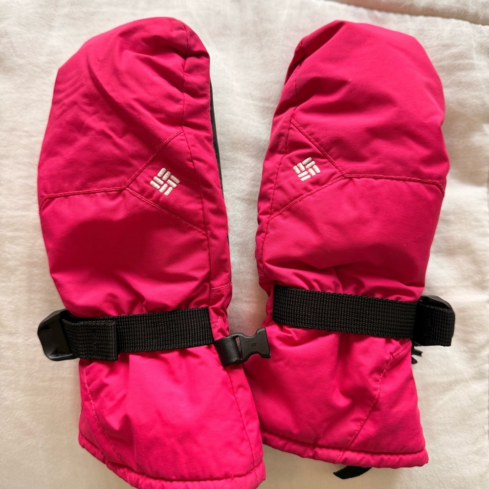 Columbia Kids' Fuchsia Waterproof Mittens
